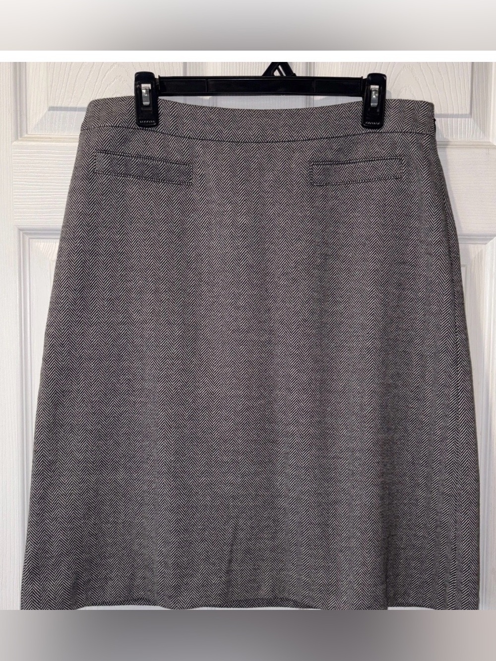 Talbots Classic Herringbone A-Line Skirt Size 10